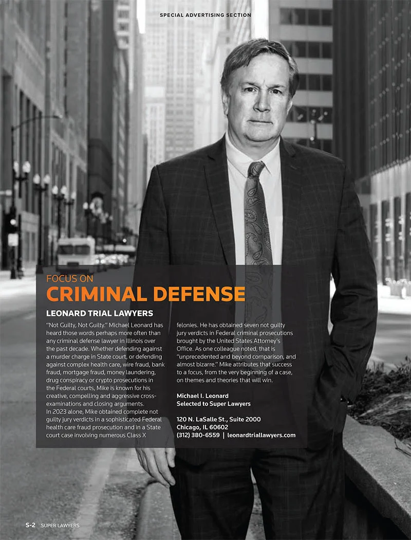 Focus on Criminal Defense in Leonard Trial Lawyers